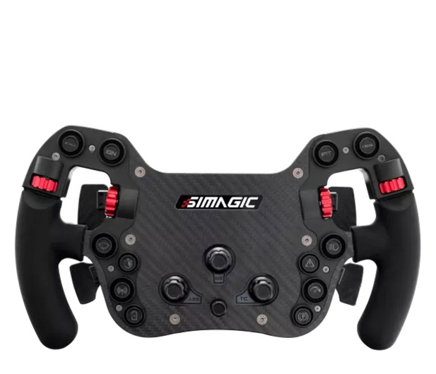SIMAGIC FX Steering Wheel, Carbon Fiber, Shifter & Clutch Paddles - 1349645 - zdjęcie